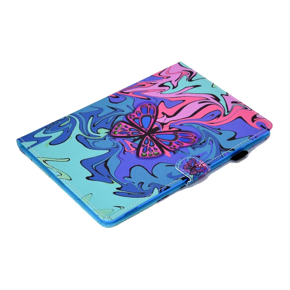 For iPad 10.2 (2020) / (2019) / iPad Air 10.5 inch (2019) Stand Leather Shockproof Case Pattern Printing Card Slots Magnetic Closure Tablet Cover - Butterfly-5