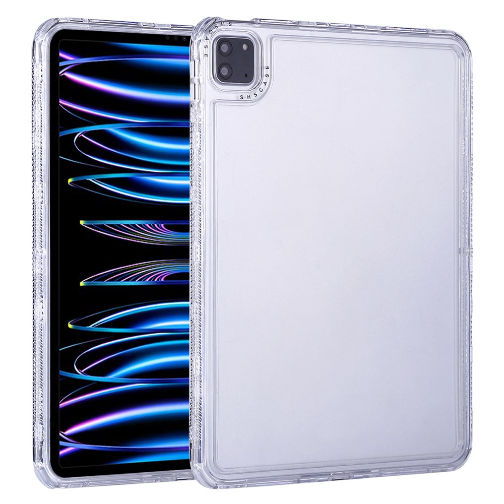 Clear Case for iPad Pro 11 (2022) / (2021) / (2020) / (2018) 3 in 1 PC + TPU Shockproof Tablet Cover - Transparent