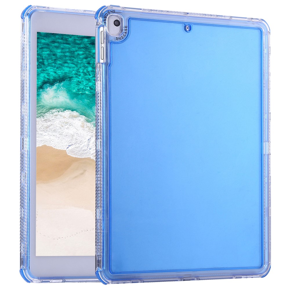 Clear Case for iPad 10.2 (2021)  /  (2020)  /  (2019)  /  Air 10.5 inch (2019) 3 in 1 PC + TPU Shockproof Tablet Cover - Blue
