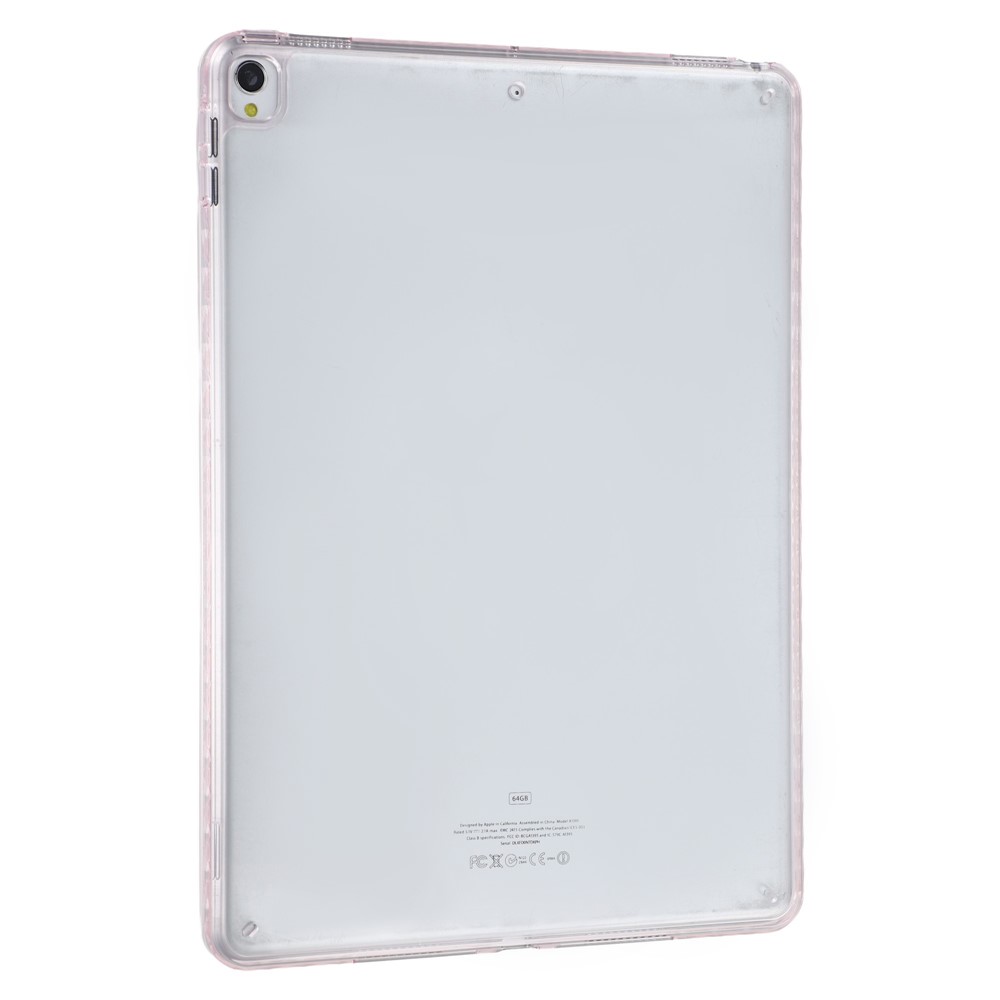 Tablet Case For iPad 10.2 (2021)  /  (2020)  /  (2019)  /  Air 10.5 inch (2019) Flexible TPU + Acrylic Shockproof Protective Cover - Pink