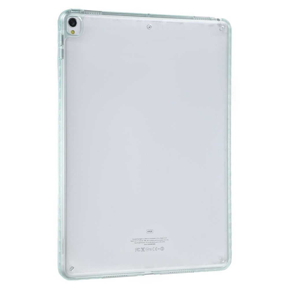 Tablet Case For iPad 10.2 (2021)  /  (2020)  /  (2019)  /  Air 10.5 inch (2019) Flexible TPU + Acrylic Shockproof Protective Cover - Light Green