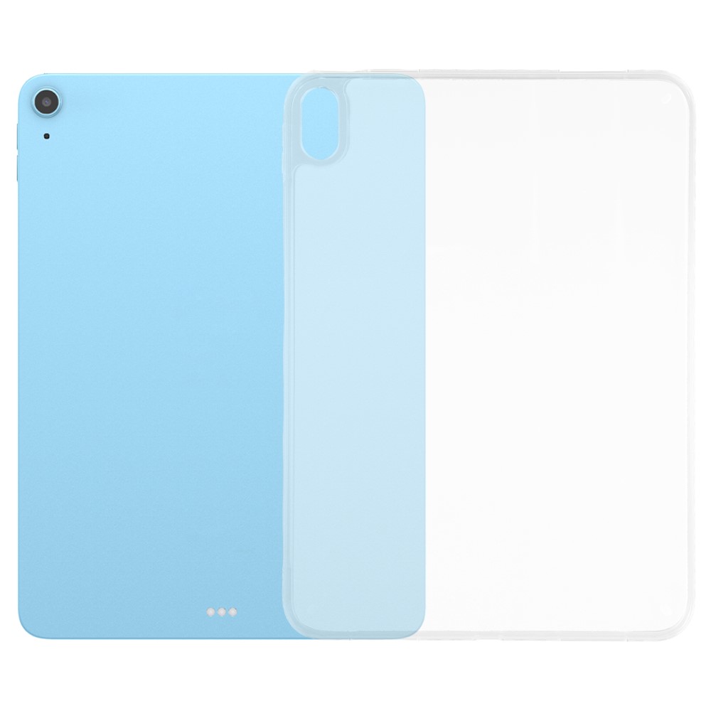 For iPad (2025) / 10.9 (2022) Case Flexible TPU + Acrylic Tablet Shockproof Protective Cover - Transparent