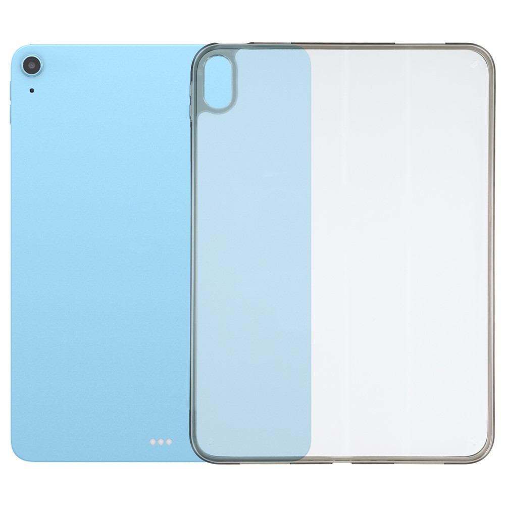 For iPad (2025) / 10.9 (2022) Case Flexible TPU + Acrylic Tablet Shockproof Protective Cover - Grey