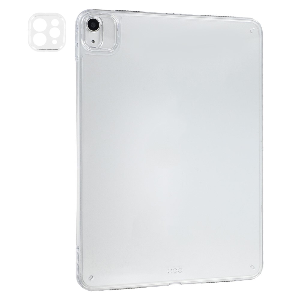 Tablet Case For iPad Air 11 (2025) / (2024) / Air (2022) / (2020) / Pro 11 (2022) TPU + Acrylic Shockproof Cover with Lens Frames - Transparent
