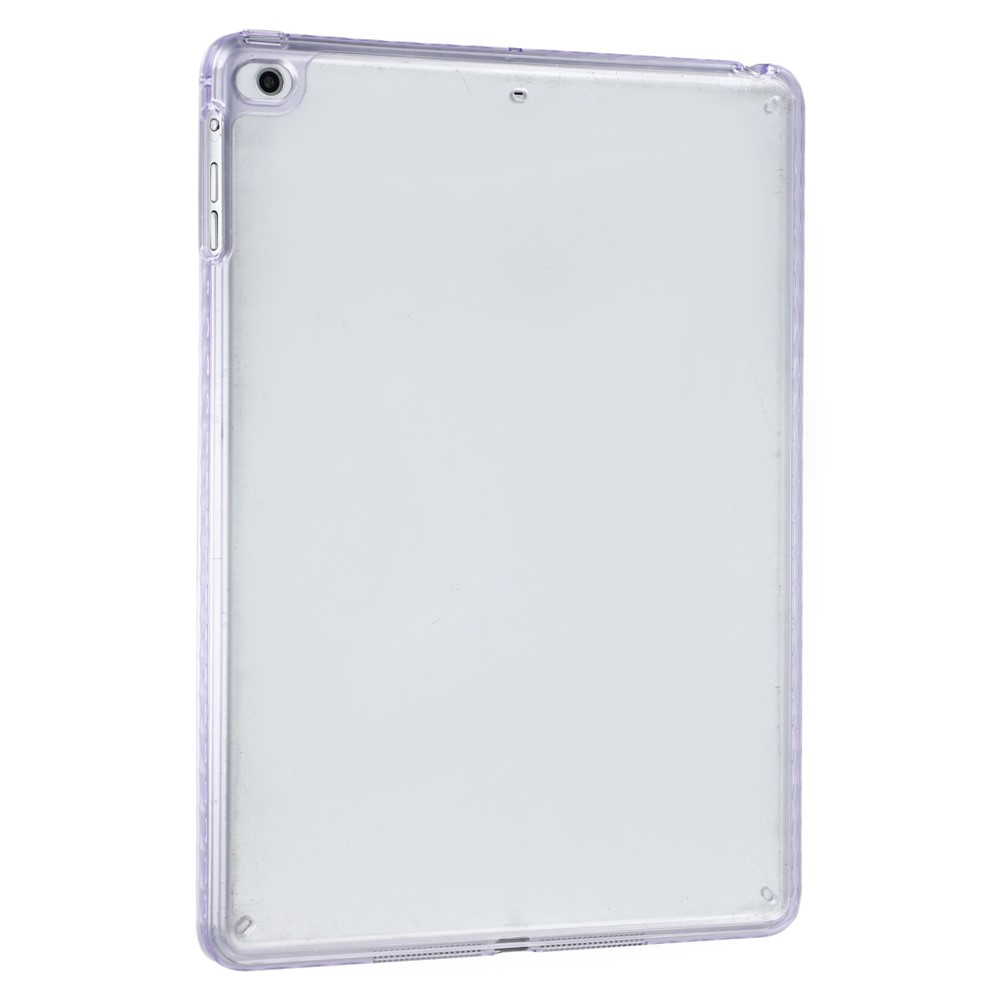 Tablet Case For iPad 9.7-inch (2018) / (2017) / Air (2013) / Air 2 Flexible TPU + Acrylic Shockproof Protective Cover - Purple