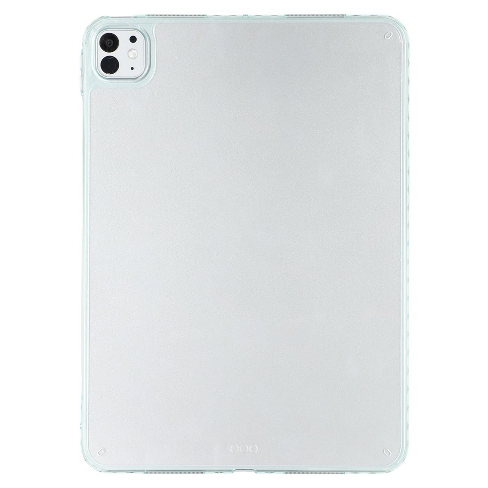 For iPad Pro 11 (2025) / 11 (2024) Case Flexible TPU + Acrylic Tablet Shockproof Protective Cover - Light Green