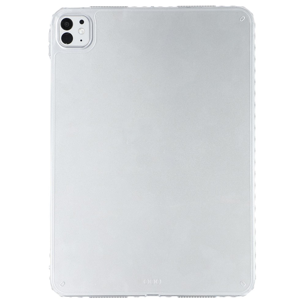 For iPad Pro 11 (2025) / 11 (2024) Case Flexible TPU + Acrylic Tablet Shockproof Protective Cover - Transparent