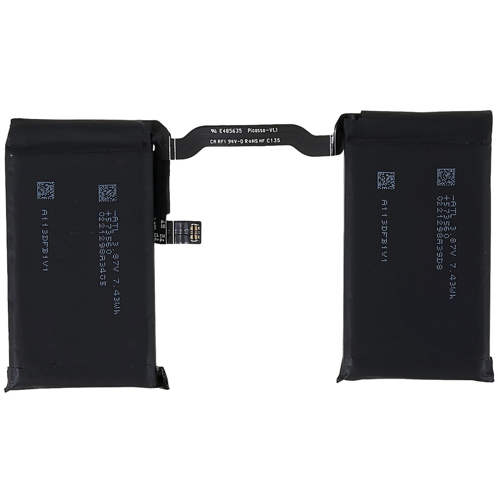 2Pcs / Set 3.87V 1920mAh Phone Battery For Asus Zenfone 8 Flip, Assembly Battery C21P2002 Replacement Part (With Logo)-2