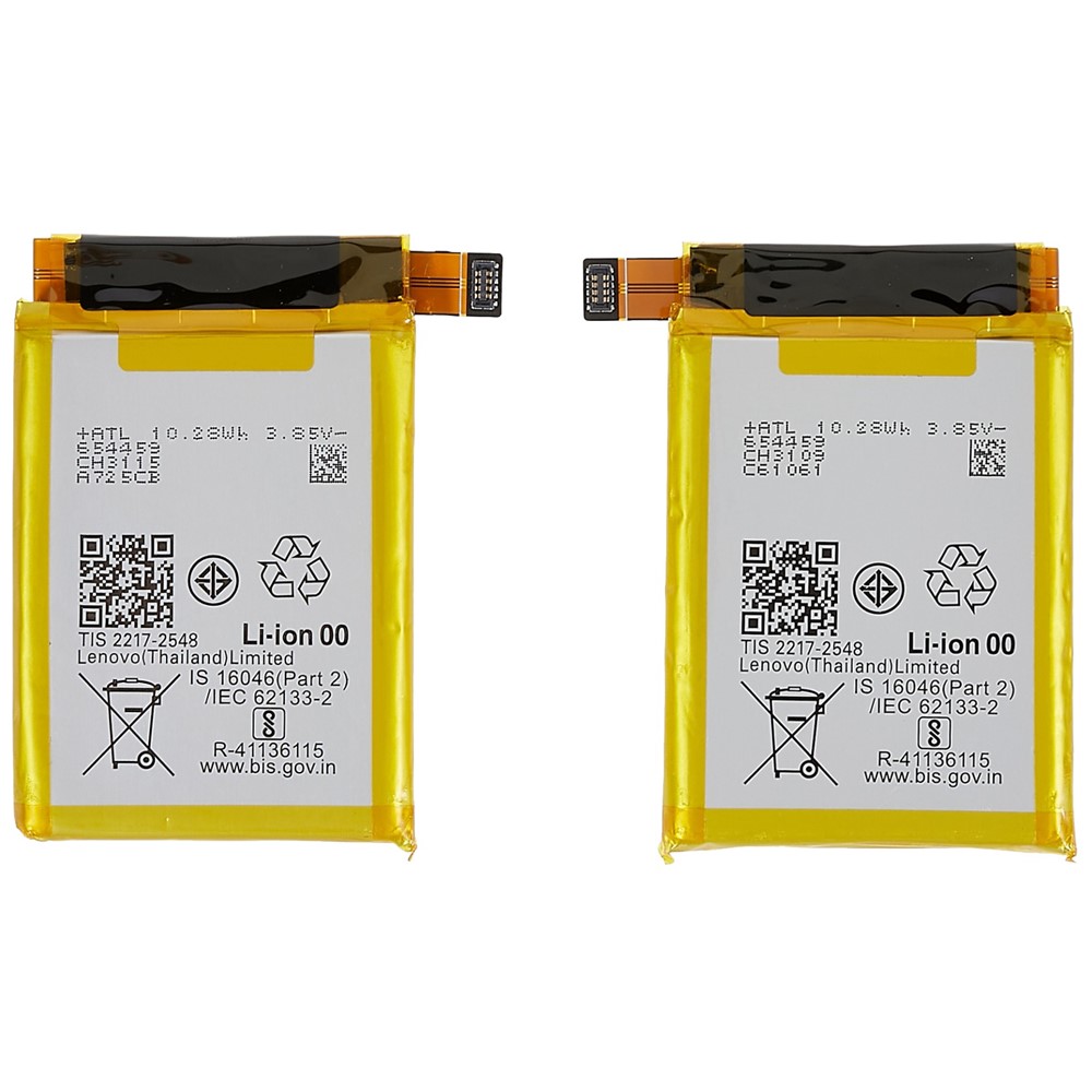 2Pcs / Set 3.85V 2600mAh Phone Battery BL316 / BL318 for Lenovo Legion 2 Pro 5G, Assembly Battery Replacement Part (With Logo)-2