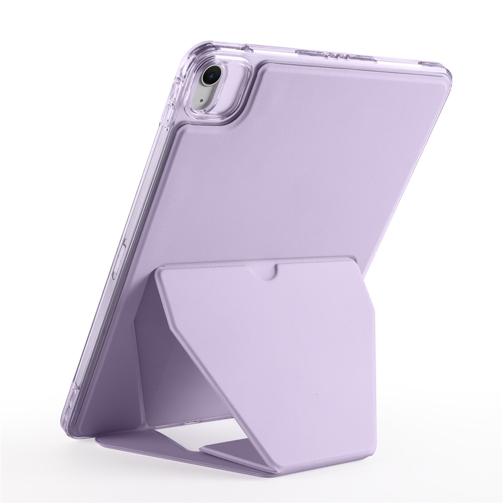 Tablet Case For iPad Air 11 (2025) / (2024) / Air (2022) / (2020) / Pro 11 (2022) / (2020) / (2018) TPU PU Leather Kickstand Cover - Purple