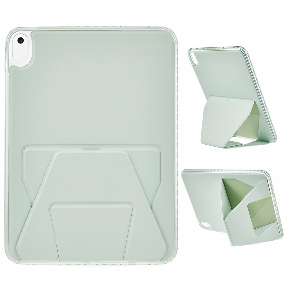 Tablet Case For iPad 10.2 (2021)  /  (2020)  /  (2019)  /  Air 10.5 inch (2019) TPU PU Leather Kickstand Cover - Green