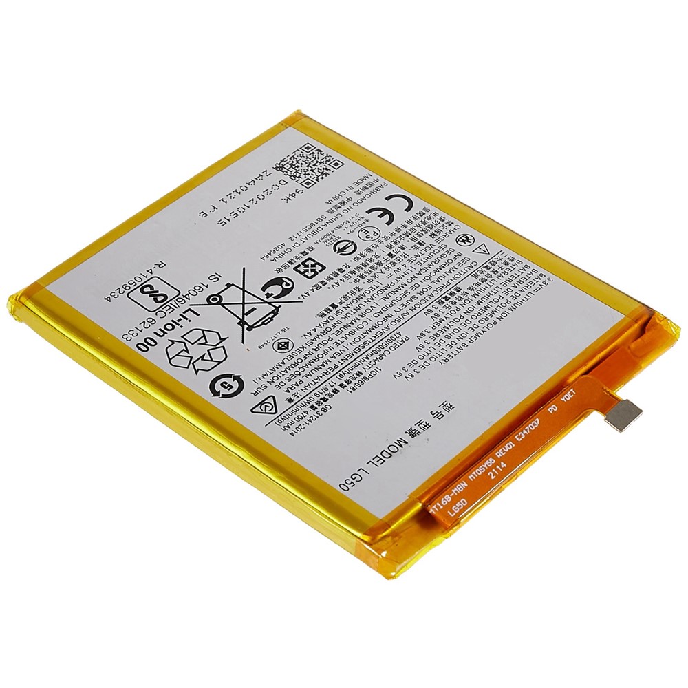 For Motorola Moto One Fusion Plus 3.87V 4700mAh High Capacity Phone Battery Replacement Assembly Battery LG50 (With Logo)-4