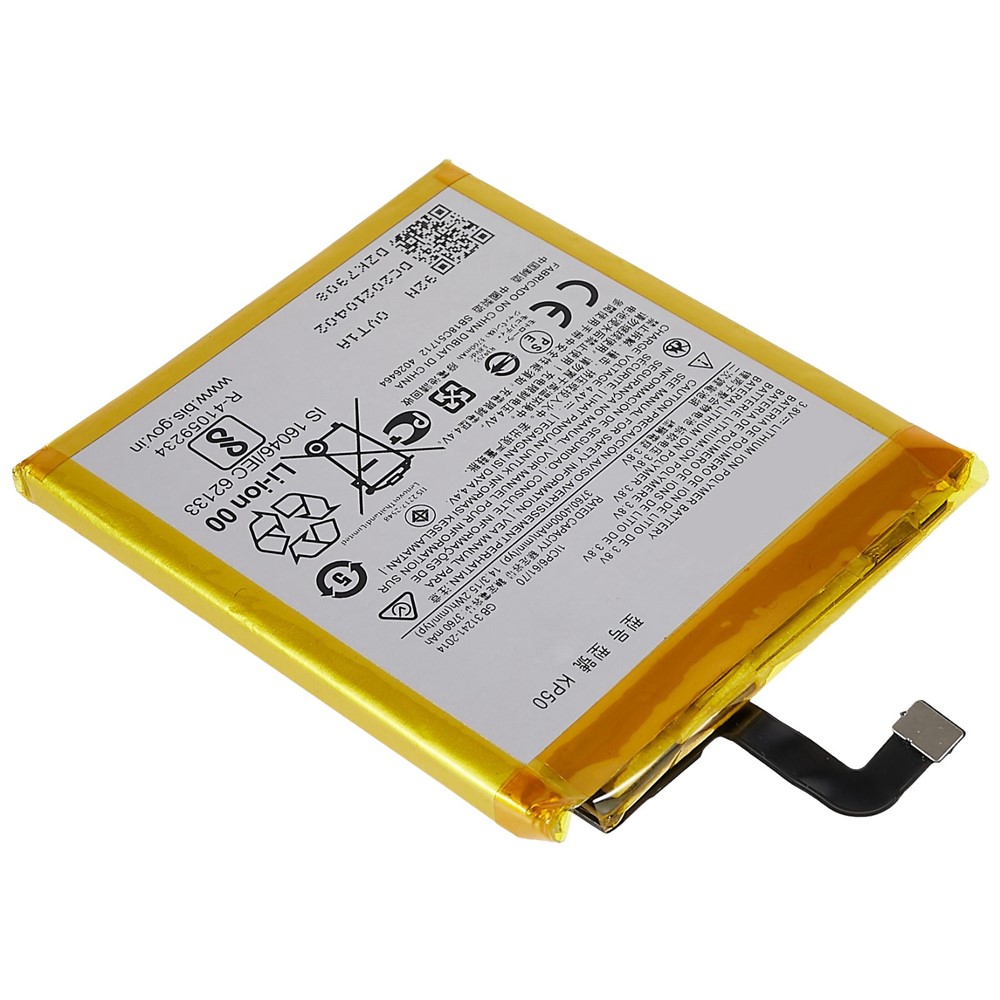 3.8V 3760mAh Phone Battery KP50 for Motorola One Zoom Assembly Battery Replacement Part (With Logo)-4