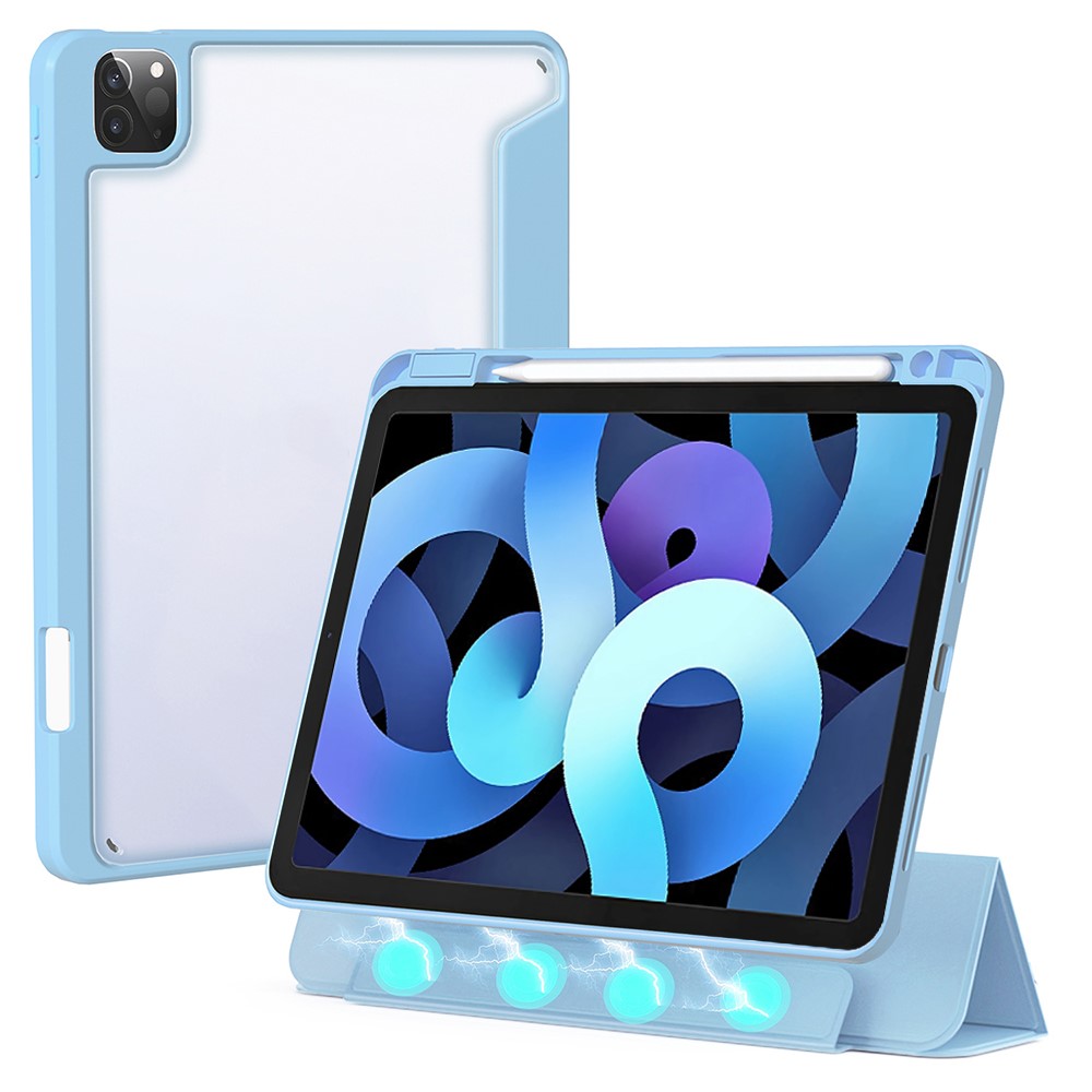 Tablet Case For iPad Air 11 (2025) / (2024) / Air (2022) / (2020) / Pro 11 (2022) / (2021) / (2020) / (2018) , Magnetic Detachable Cover - Blue