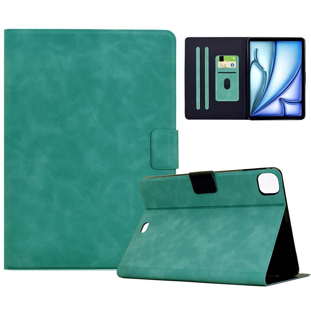 Tablet Case For iPad Air 11 (2025) / (2024) / Air (2022) / (2020) / Pro 11 (2022) / (2021) / (2020) / (2018) , PU Leather Cover with Card Slots - Baby Blue