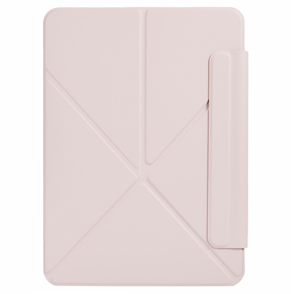 Tablet Case for iPad Air 11 (2025) / (2024) / Air (2022) / (2020) / Pro 11 (2023) / (2022) / (2021) / (2020) Y-Shape Stand Leather Cover Auto Wake / Sleep - Pink