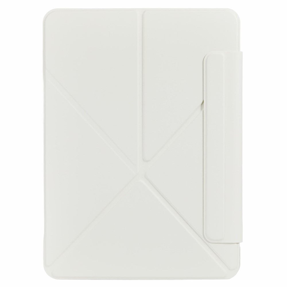 Tablet Case for iPad Air 11 (2025) / (2024) / Air (2022) / (2020) / Pro 11 (2023) / (2022) / (2021) / (2020) Y-Shape Stand Leather Cover Auto Wake / Sleep - Beige