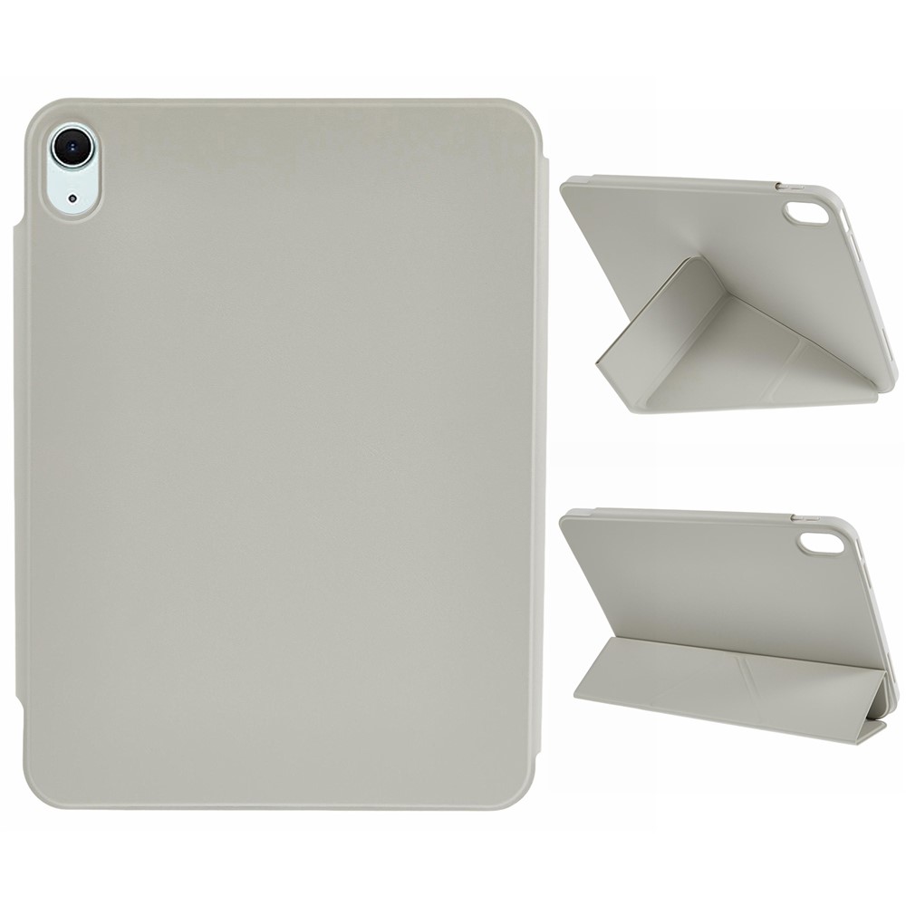 Tablet Case For iPad Air 11 (2025) / (2024) / Air (2022) / (2020) Origami Stand PU Leather + TPU Cover - Grey
