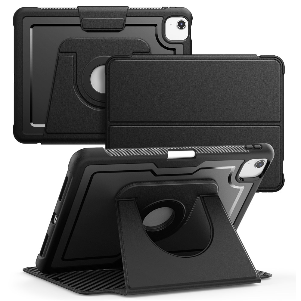 Tablet Case for iPad Air 11 (2025) / (2024) / Air (2022) / (2020) / Pro 11 (2022) / (2021) / (2020) Detachable PU Leather Flip Cover - Black