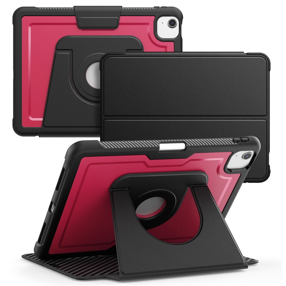 Tablet Case for iPad Air 11 (2025) / (2024) / Air (2022) / (2020) / Pro 11 (2022) / (2021) / (2020) Detachable PU Leather Flip Cover - Wine Red