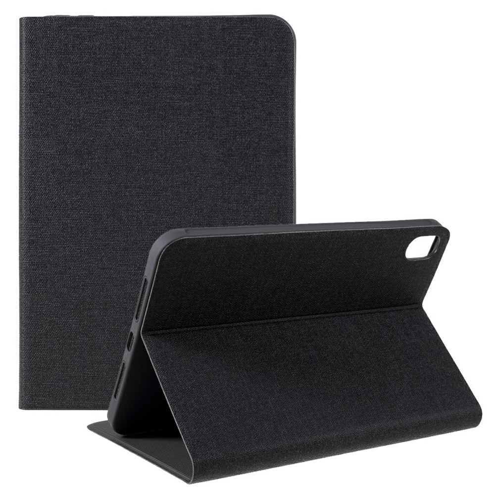 X-LEVEL For iPad (2025) / iPad 10.9 (2022) Case Cloth Texture Leather Tablet Cover - Black