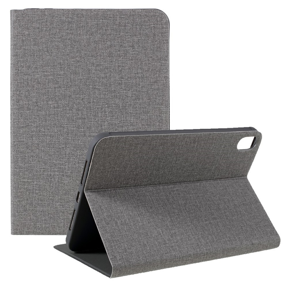 X-LEVEL For iPad (2025) / iPad 10.9 (2022) Case Cloth Texture Leather Tablet Cover - Grey