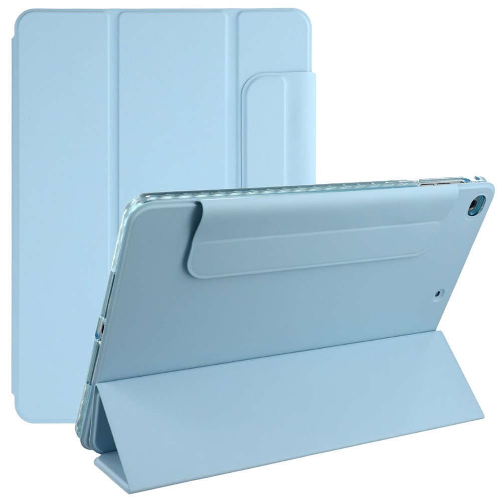 Tablet Case For iPad 9.7-inch (2018) / (2017) / Air 2 / Air (2013) Folding Stand Magnetic Leather Cover - Baby Blue