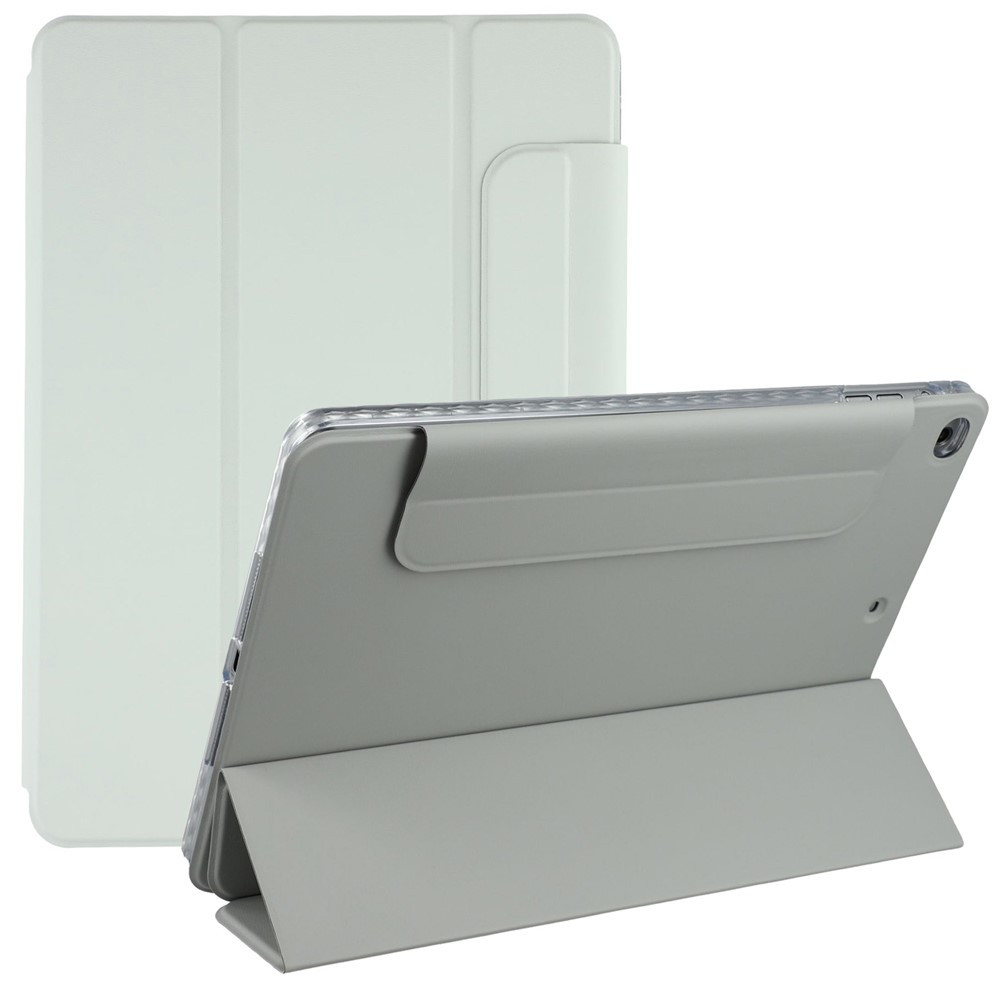 Tablet Case For iPad 9.7-inch (2018) / (2017) / Air 2 / Air (2013) Folding Stand Magnetic Leather Cover - Grey