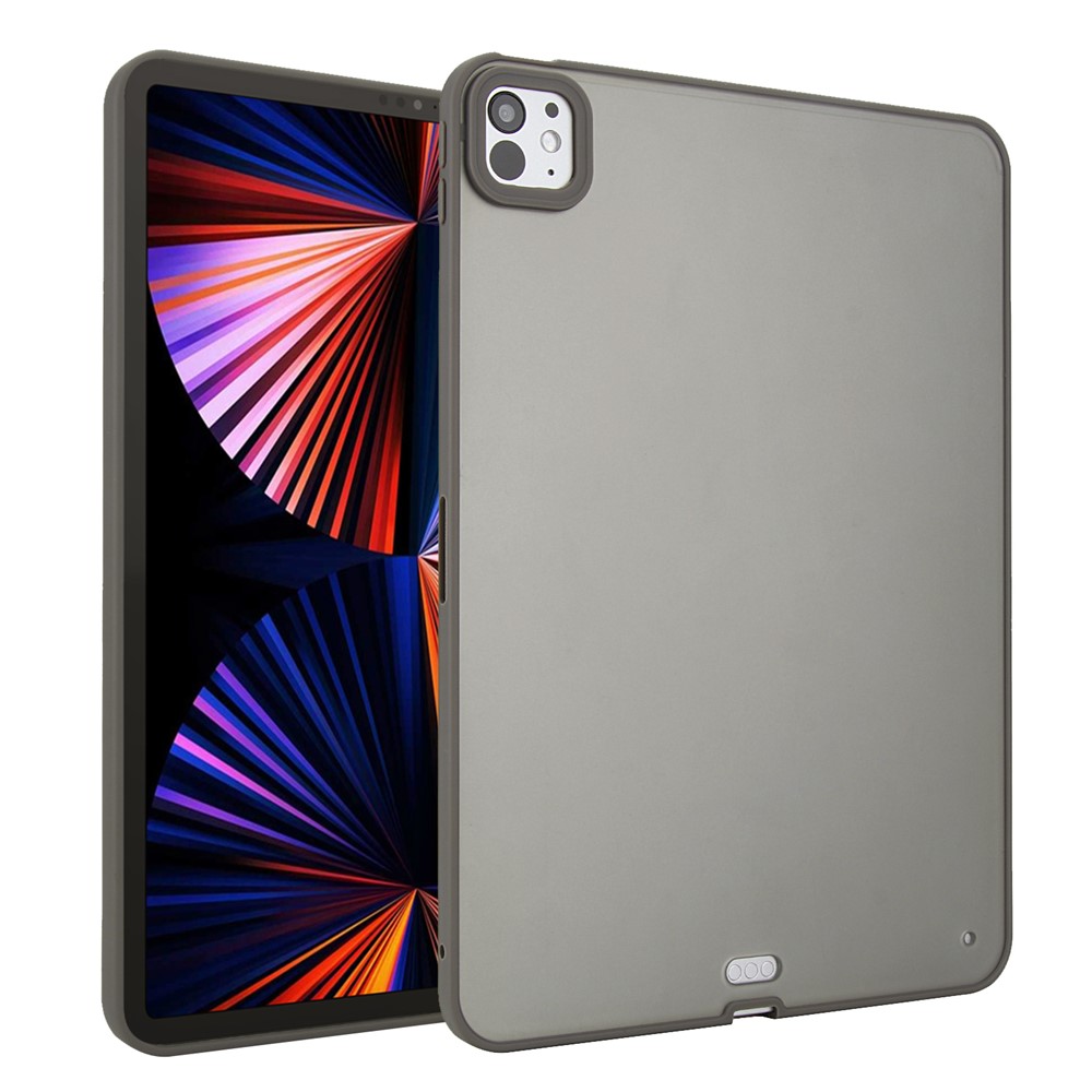 For iPad Pro 13 (2025) / 13 (2024) Case Skin Touch Matte Acrylic TPU Shockproof Tablet Cover - Grey