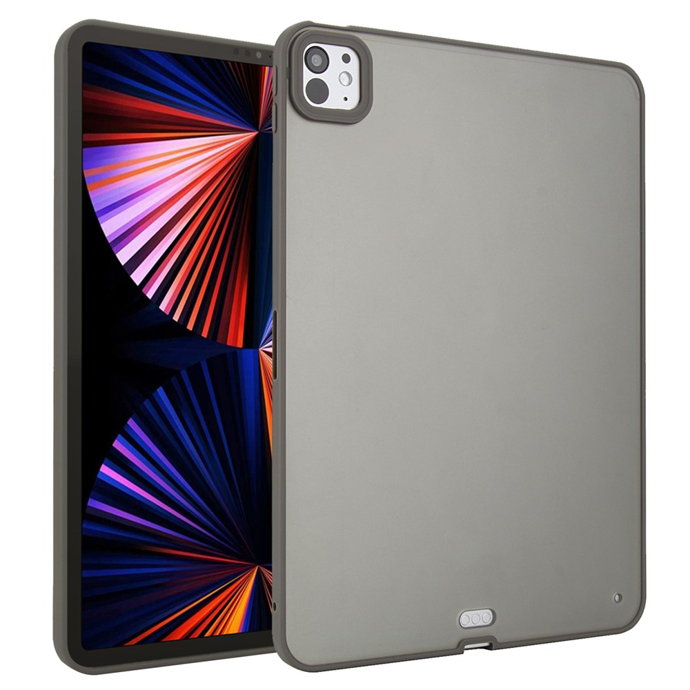 Tablet Case For iPad Pro 11 (2022)  /  (2021)  /  (2020) Skin Touch Matte Acrylic TPU Shockproof Cover - Grey