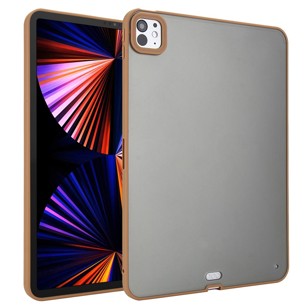 Tablet Case For iPad Pro 11 (2022)  /  (2021)  /  (2020) Skin Touch Matte Acrylic TPU Shockproof Cover - Desert Gold