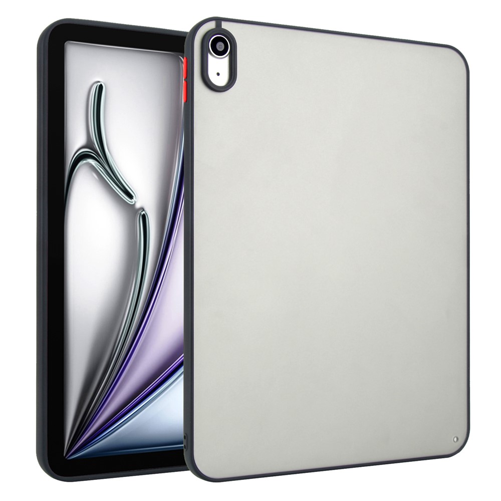 Tablet Case For iPad Air 11 (2025)  /  (2024)  /  Air (2022)  /  (2020) Skin Touch Matte Acrylic TPU Shockproof Cover - Black