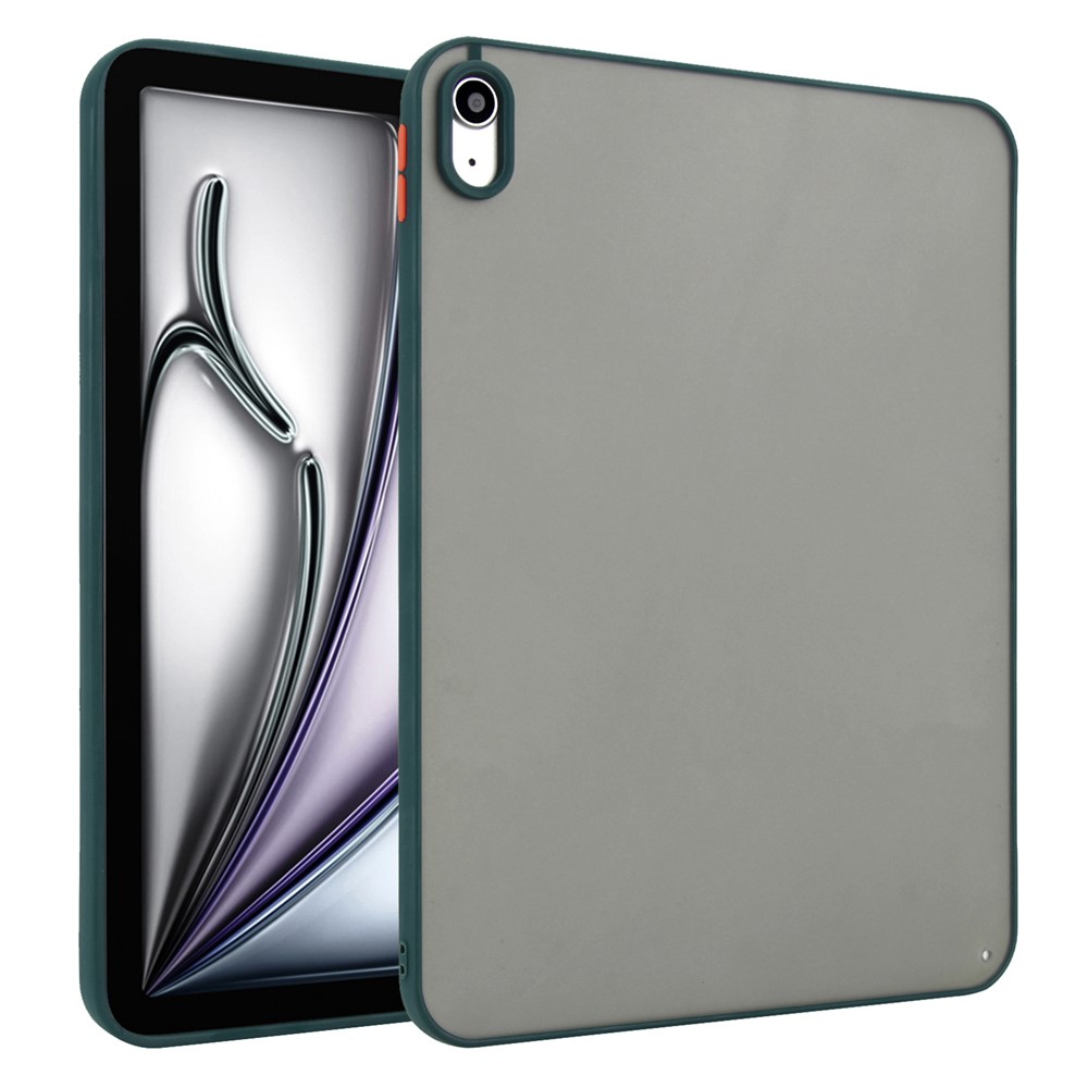 Tablet Case For iPad Air 11 (2025) / (2024) / Air (2022) / (2020) Skin Touch Matte Acrylic TPU Shockproof Cover - Green