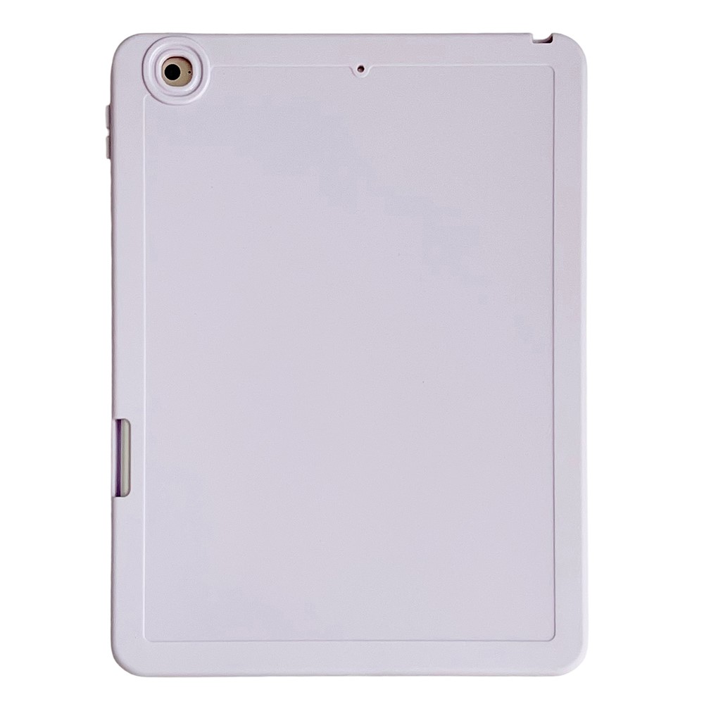 Tablet Case For iPad 9.7-inch (2018) / (2017) / Air 2 Shockproof Soft TPU Cover with Pencil Holder - Purple