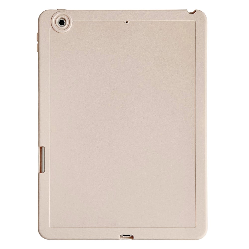 Tablet Case For iPad 10.2 (2021)  /  (2020)  /  (2019) Shockproof Soft TPU Cover with Pencil Holder - Pink