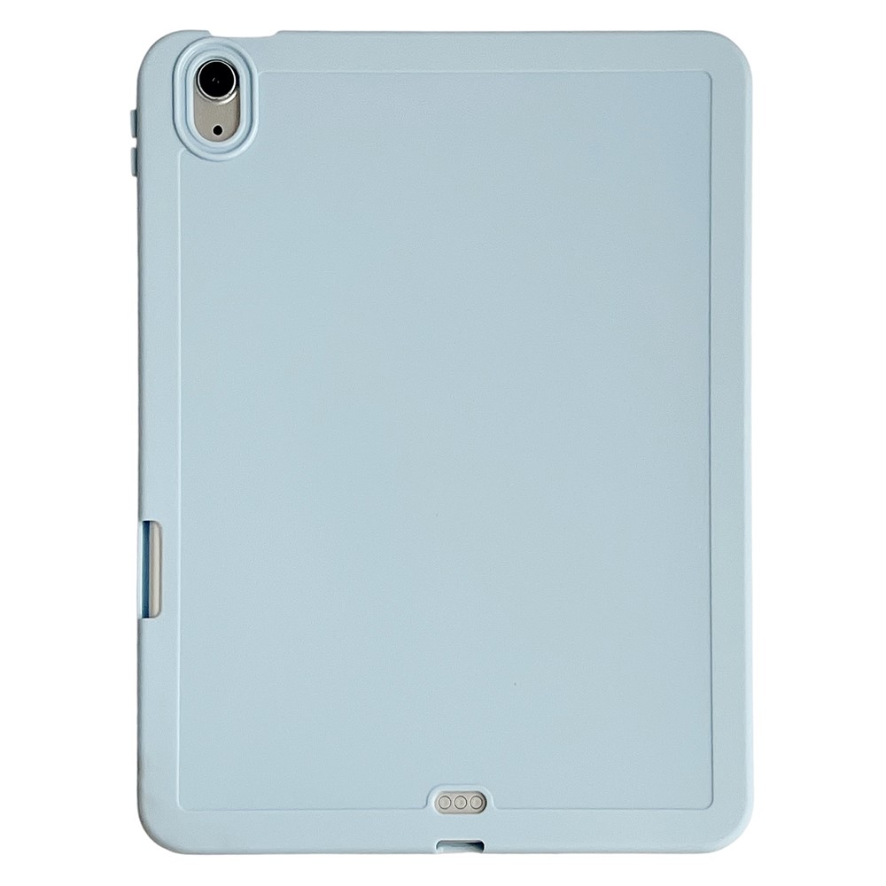 For iPad Air (2022)  /  (2020) Case Shockproof Soft TPU Tablet Cover with Pencil Holder - Blue