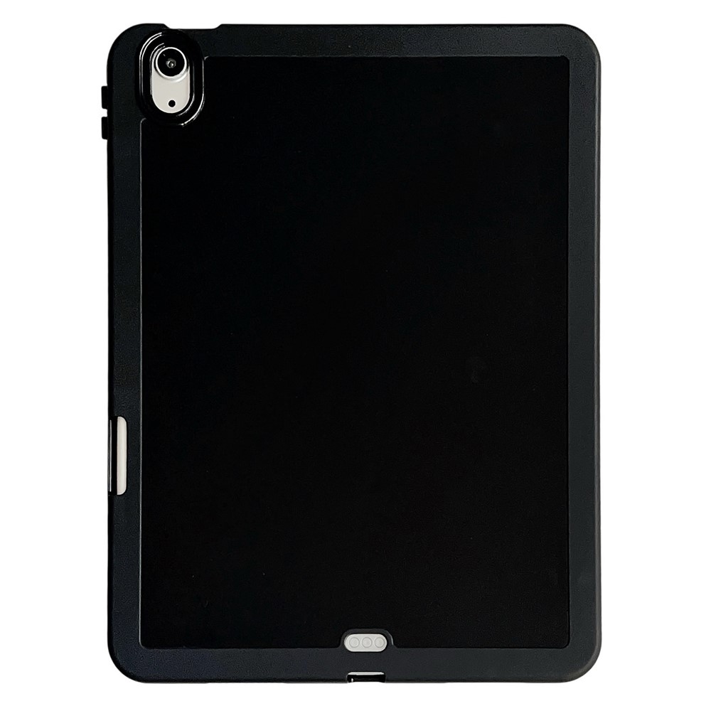 For iPad Air 11 (2025)  /  (2024) Case Shockproof Soft TPU Tablet Cover with Pencil Holder - Black