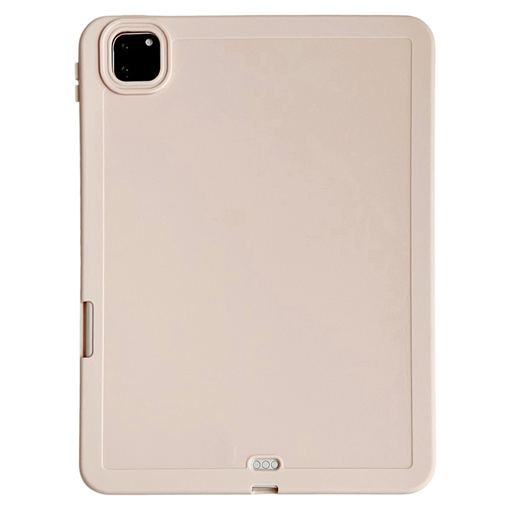 Tablet Case For iPad Pro 11 (2022) / (2021) / (2020) Shockproof Soft TPU Cover with Pencil Holder - Pink