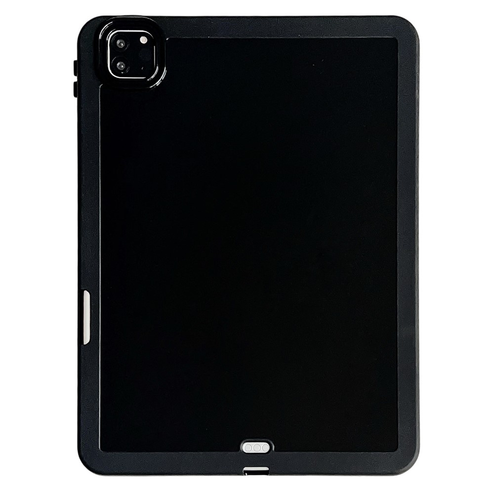 Tablet Case For iPad Pro 11 (2022) / (2021) / (2020) Shockproof Soft TPU Cover with Pencil Holder - Black