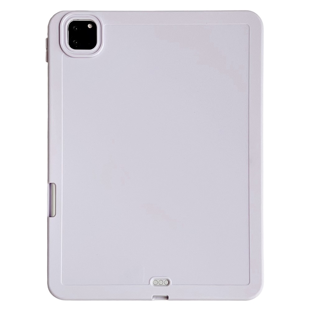Tablet Case For iPad Pro 11 (2022) / (2021) / (2020) Shockproof Soft TPU Cover with Pencil Holder - Purple