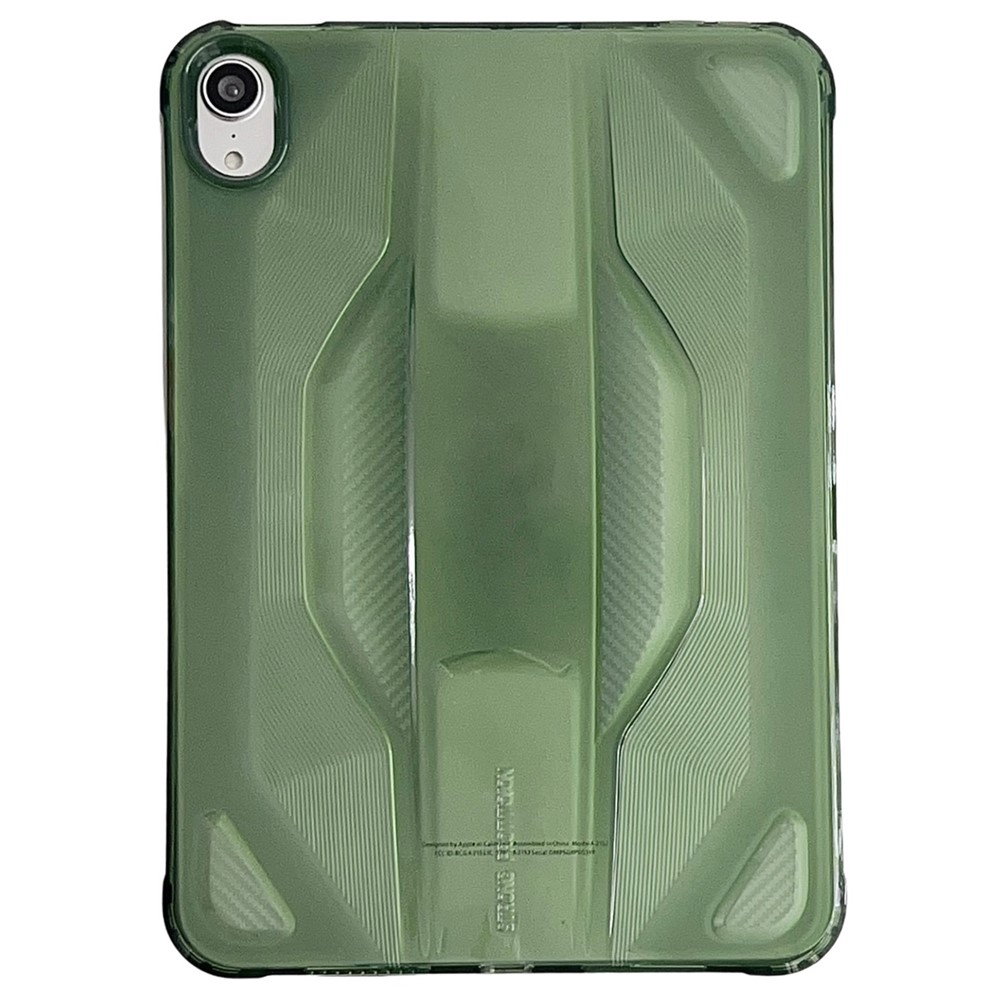 For iPad mini (2024) / (2021) Case Anti Drop Clear TPU Tablet Cover - Transparent Green