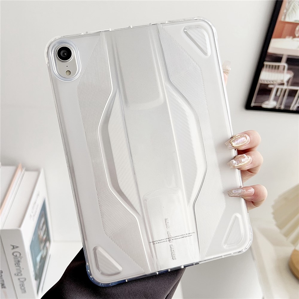 For iPad mini (2024) / (2021) Case Anti Drop Clear TPU Tablet Cover - Transparent