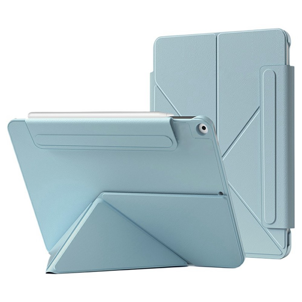 Smart Tablet Case For iPad 10.2 (2021) / (2020) / (2019) Double-Sided Magnetic Closure Leather Cover - Blue