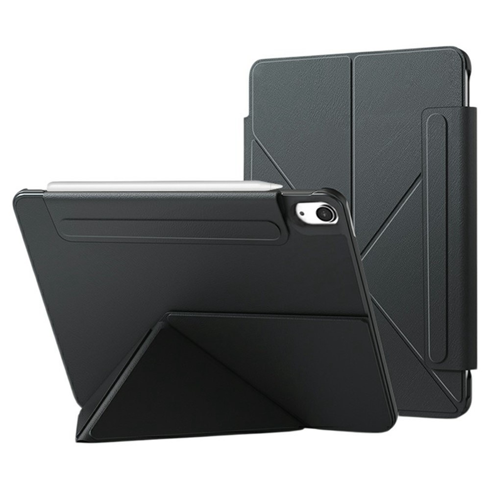 For iPad Air 11 (2025) / (2024) Case Double-Sided Magnetic Closure Leather Smart Tablet Cover - Black
