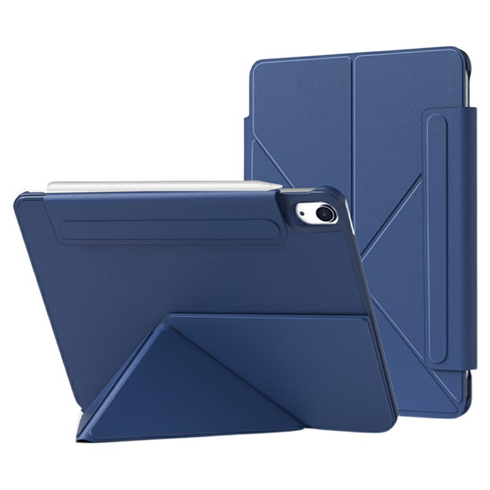 For iPad Air 11 (2025) / (2024) Case Double-Sided Magnetic Closure Leather Smart Tablet Cover - Dark Blue