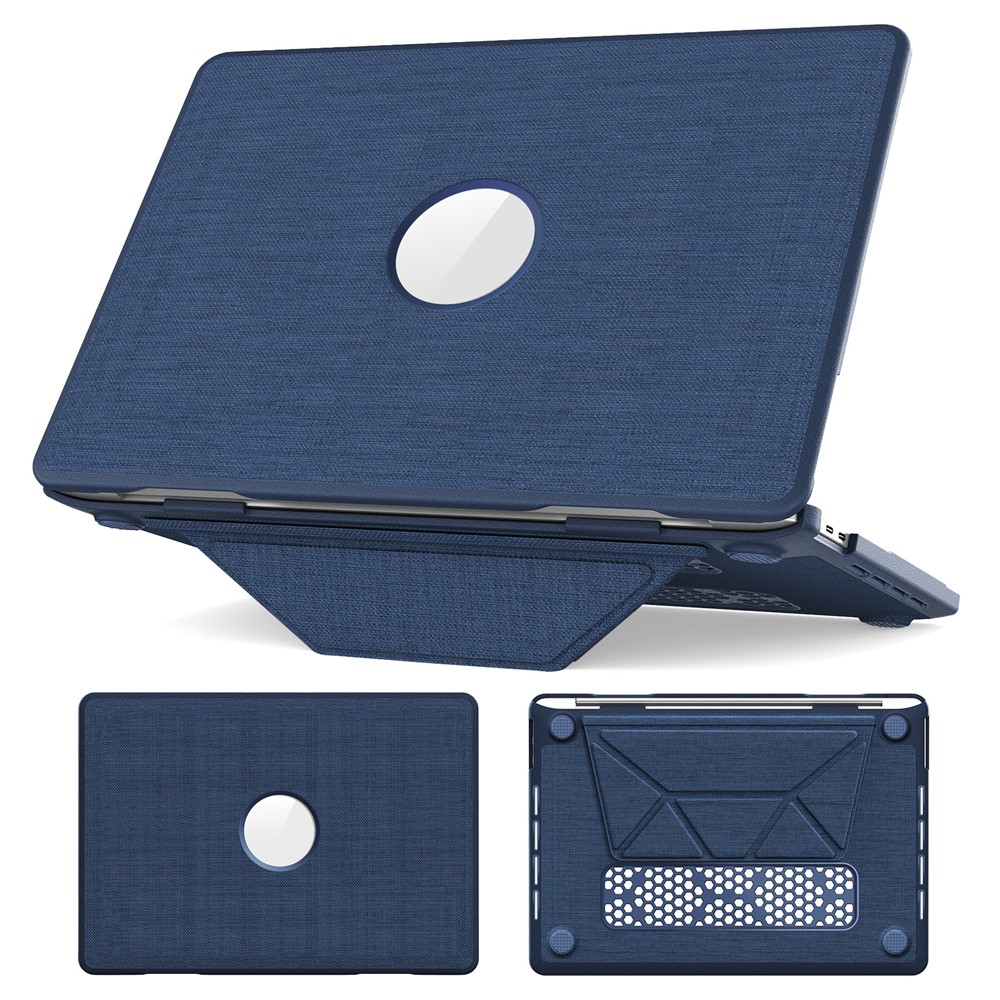 Kickstand Case for MacBook Pro 13 inch (2020) / (2019) / (2018) / (2017) / (2016) A1706 / A1708 / A1989 / A2159 / A2338 / A2289 / A2251 Laptop Cover - Navy Blue
