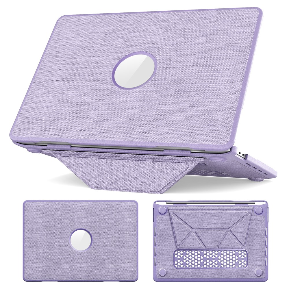 Kickstand Case for MacBook Pro 13 inch (2020)  /  (2019)  /  (2018)  /  (2017)  /  (2016) A1706  /  A1708  /  A1989  /  A2159  /  A2338  /  A2289  /  A2251 Laptop Cover - Purple