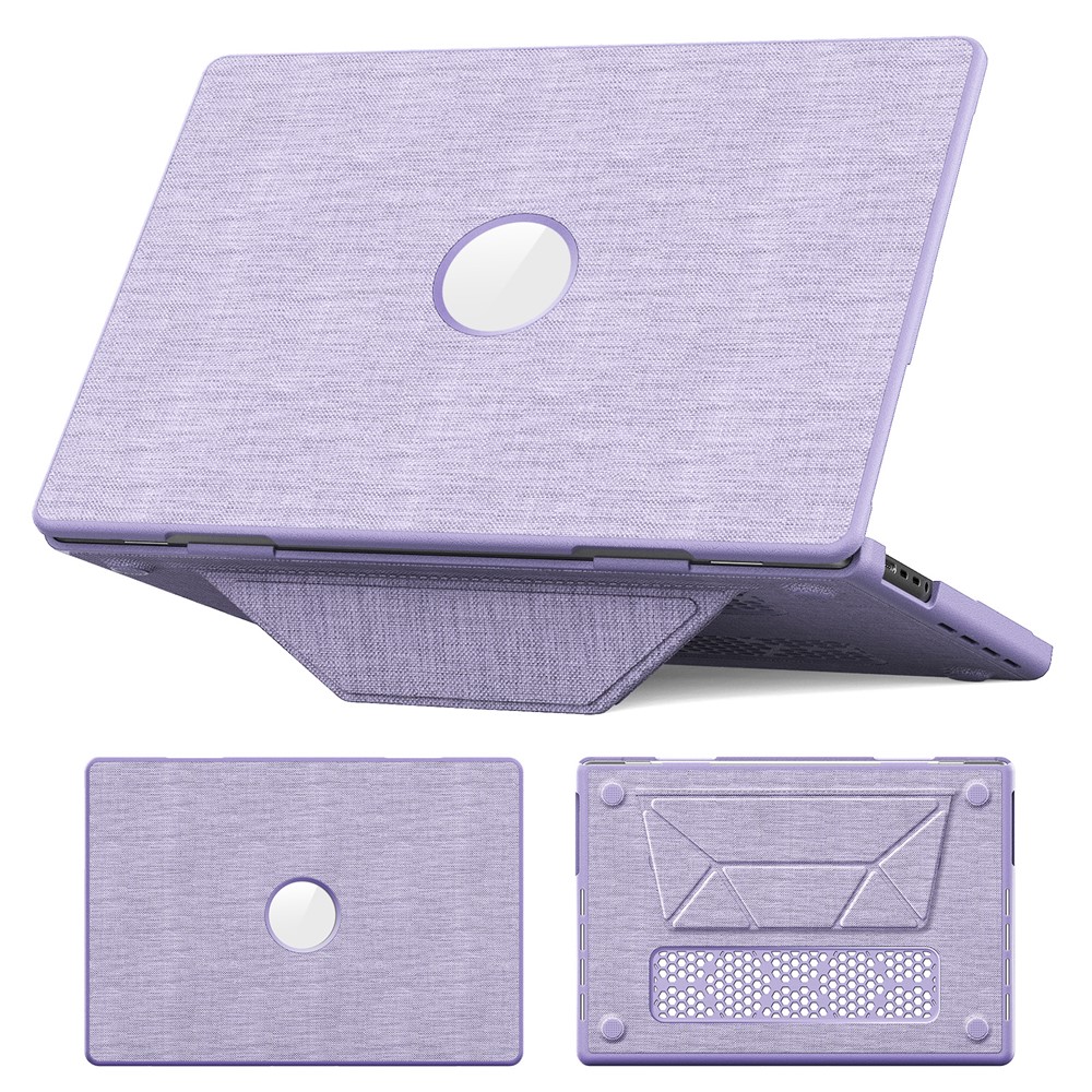 Kickstand Case for MacBook Pro 16 inch (2026) A3429 A3428 / (2025) A3186 A3403 / (2024) A2991 / (2023) A2780 / (2021) A2485 Laptop Cover - Purple