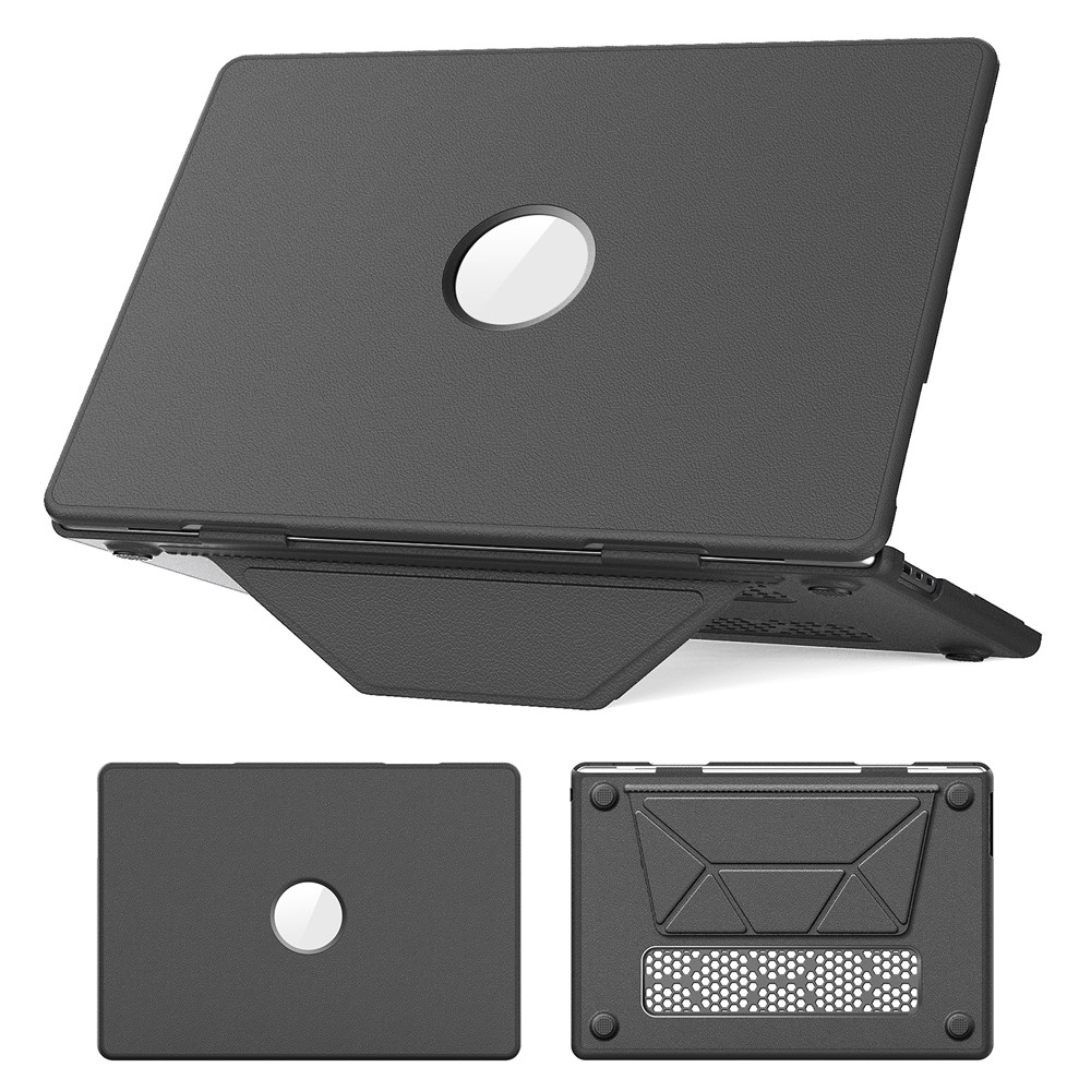 Laptop Case for MacBook Air 15 inch (2026) A3448 / (2025) A3241 / (2024) A311 / (2023) A2941 Notebook Kickstand Cover - Grey