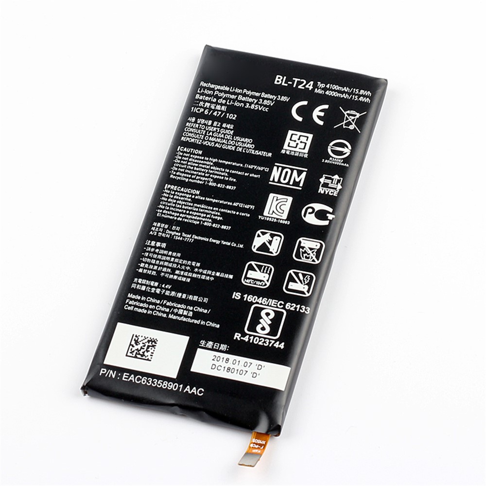 For LG X Power 3.85V 4000mAh Li-Polymer Battery Replacement Part (Encode: BL-T24) (without Logo)-4